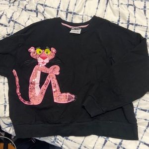 Zara pink panther sweatshirt